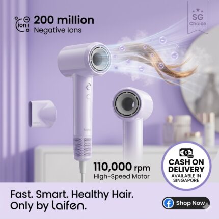 Laifen SE-Lite High-speed Hair Dryer Gentle on Hair Fast Drying Lightweight
